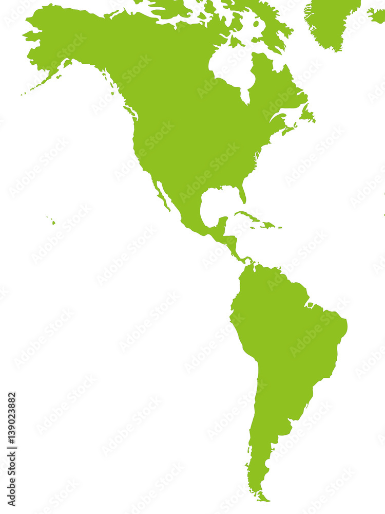 南北アメリカ　アメリカ合衆国　地図