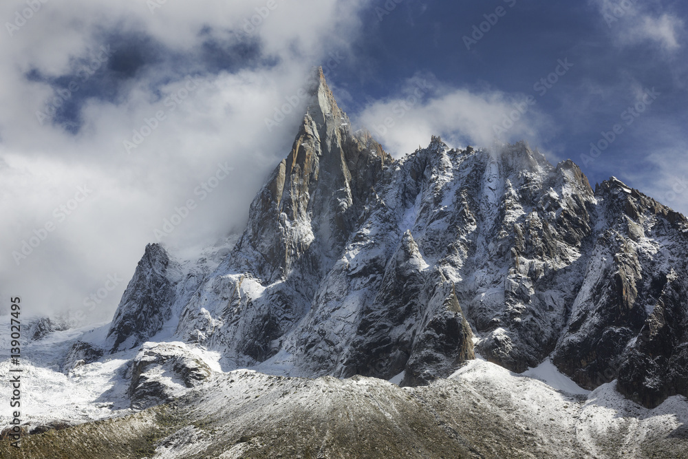 Obraz premium Peak, Montenvers, Chamonix, France