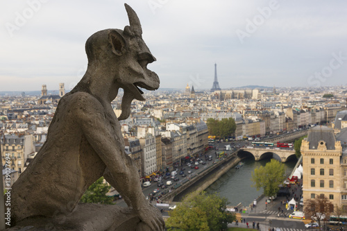 Gargoyle, Notre Dame, Paris, France