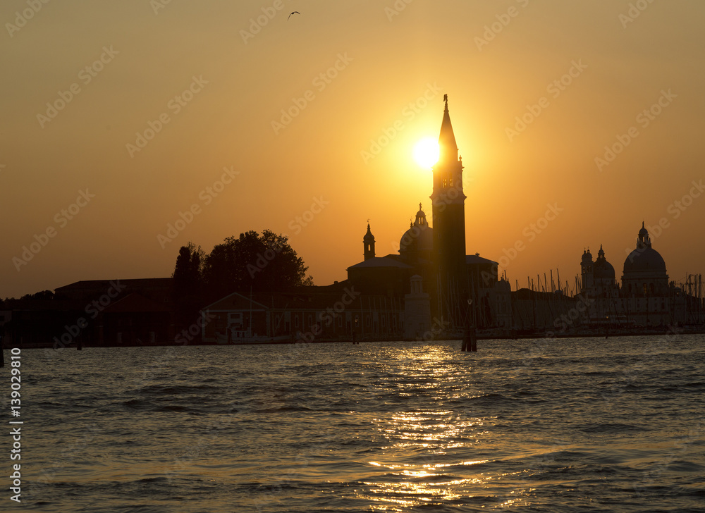 Sunset, San Giorgio Maggiore, Venice, Italy