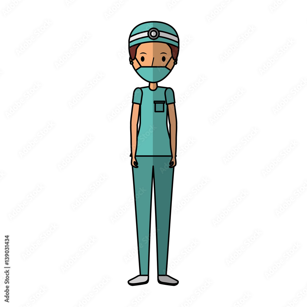 professional surgeon avatar character vector illustration design professional surgeon avatar character vector illustration design