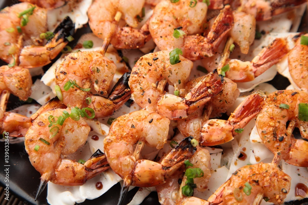 Grilled shrimp Skewers