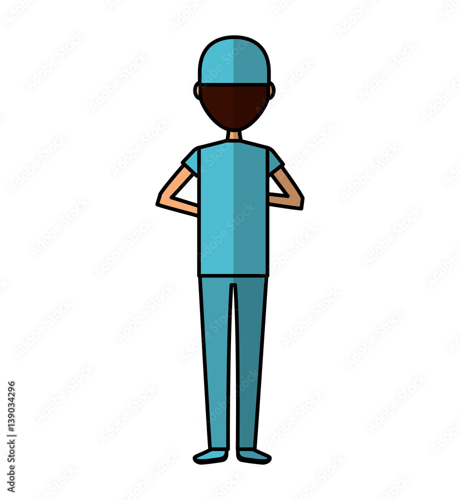 professional surgeon avatar character vector illustration design professional surgeon avatar character vector illustration design