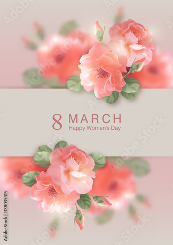 Card with Vector Flowers