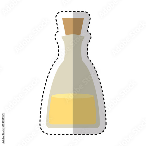 oil bottle spa product vector illustration design