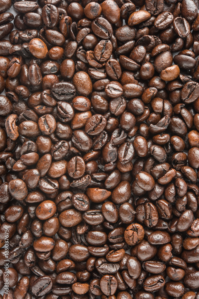 Obraz premium Coffee beans background