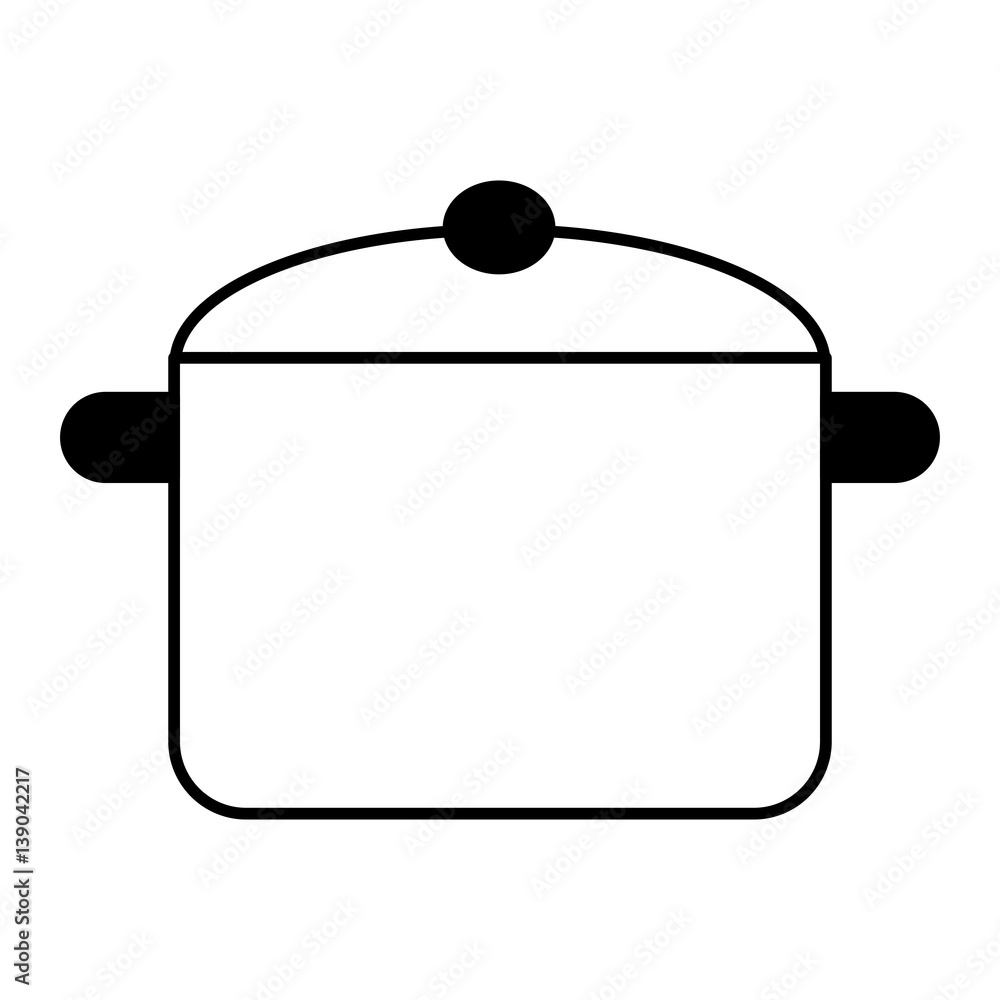 kitchen pot isolated icon vector illustration design kitchen pot isolated icon vector illustration design