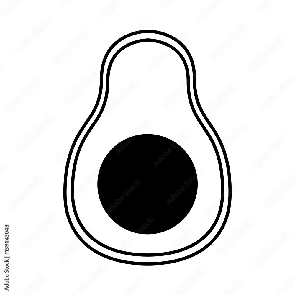avocado fresh vegetable isolated icon vector illustration design avocado fresh vegetable isolated icon vector illustration design