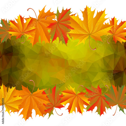 Autumn leaves background