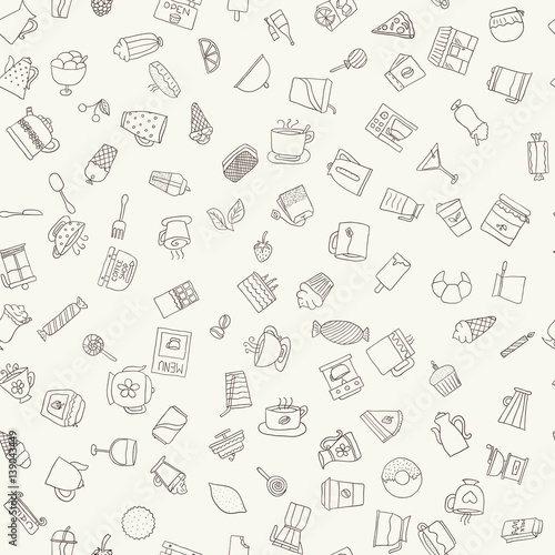 Seamless hand drawn pattern