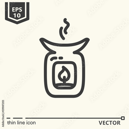 Ayurvedic supplies - icon series