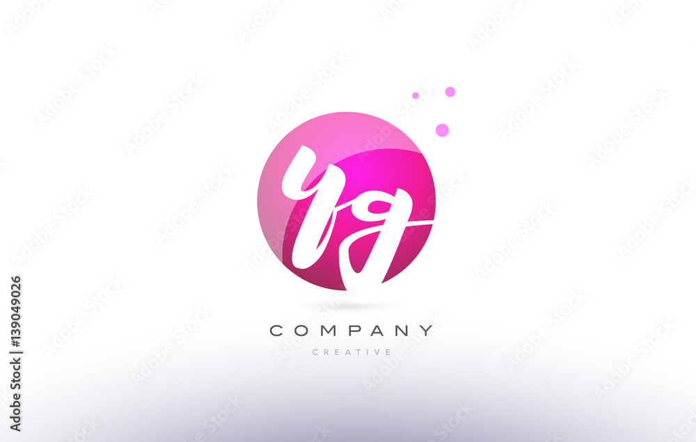 yg y g sphere pink 3d hand written alphabet letter logo yg y g sphere pink 3d hand written alphabet letter logo