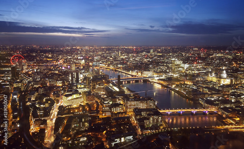 night view of Thames River in London © Ioan Panaite
