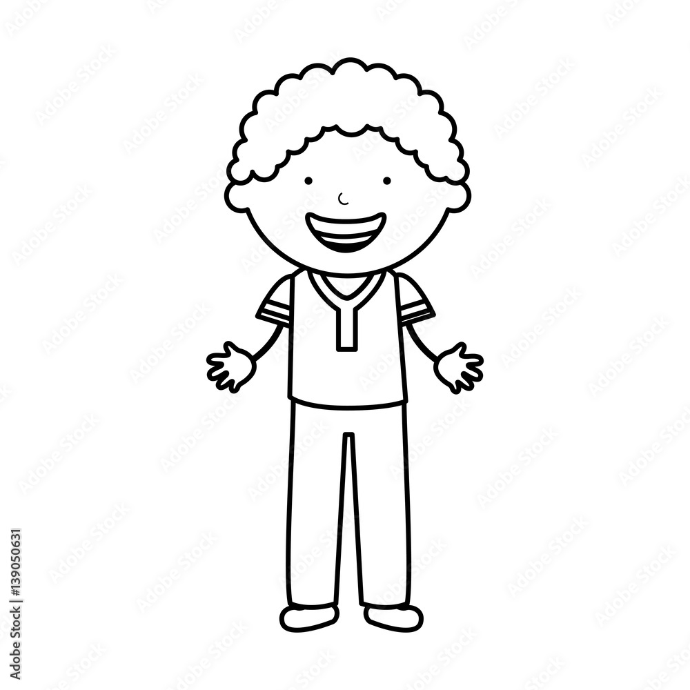 cute little boy character vector illustration design cute little boy character vector illustration design