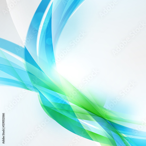 Abstract colorful background. Vector illustration. Summer background. Wave background with light effects