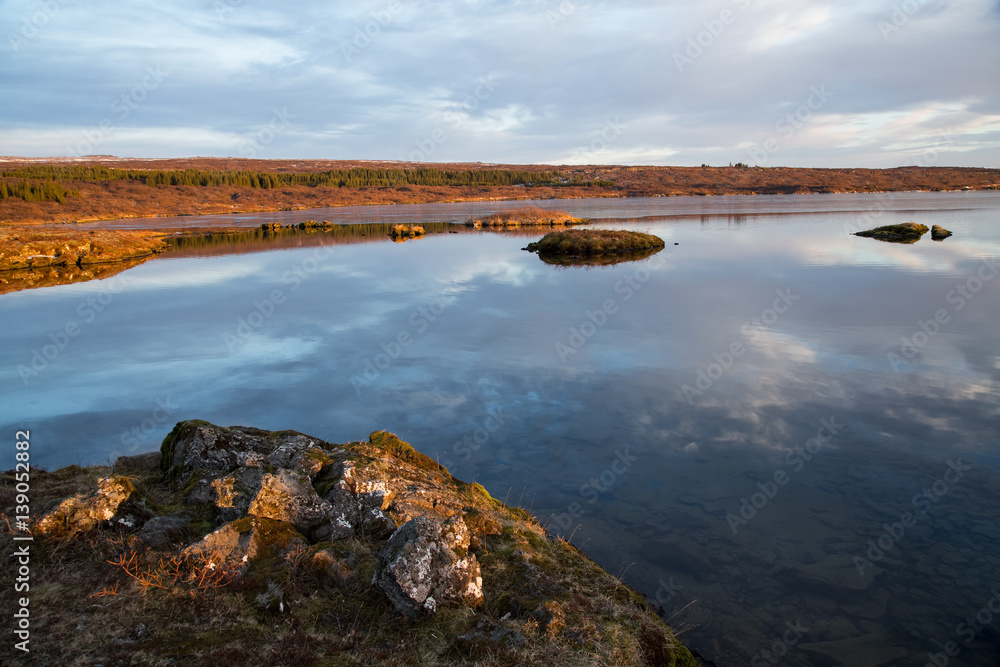 Obraz premium Plan d'eau en Islande