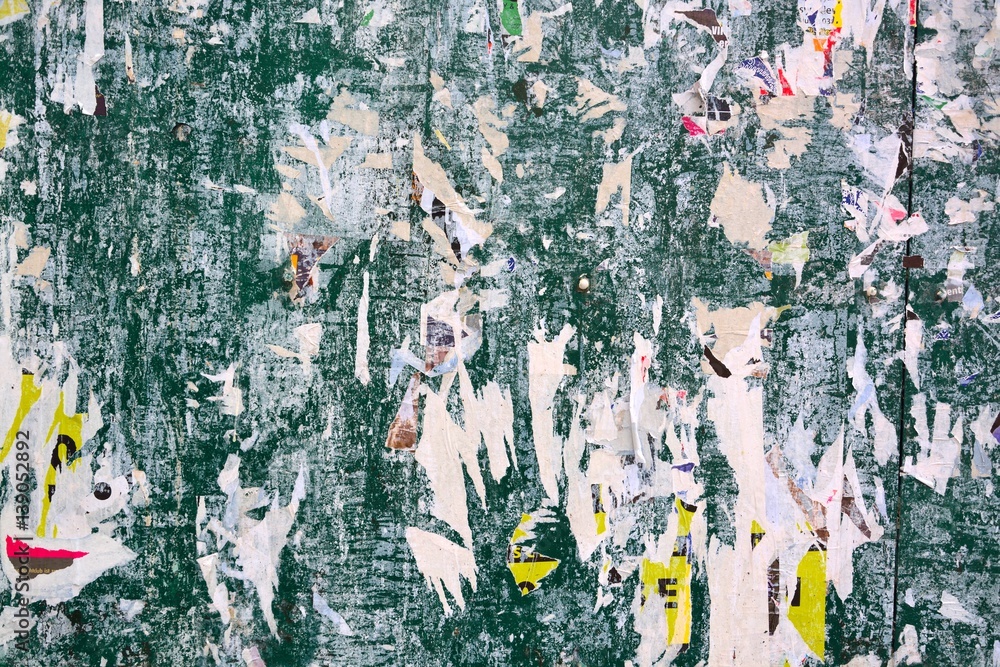 Fototapeta premium Abstract torn posters
