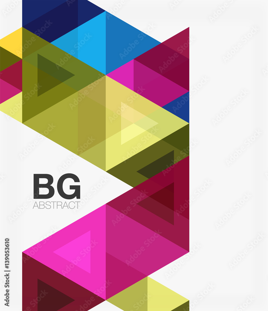 Modern geometry background Modern geometry background