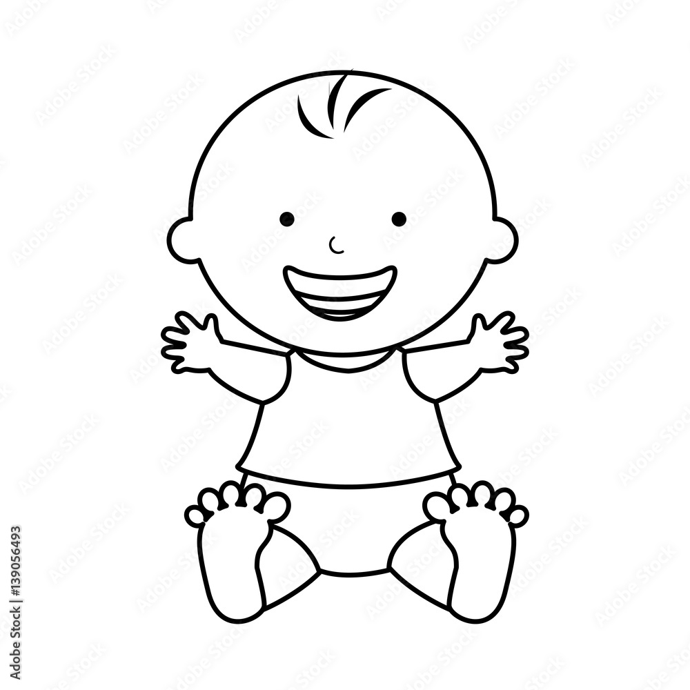 cute baby boy character vector illustration design cute baby boy character vector illustration design