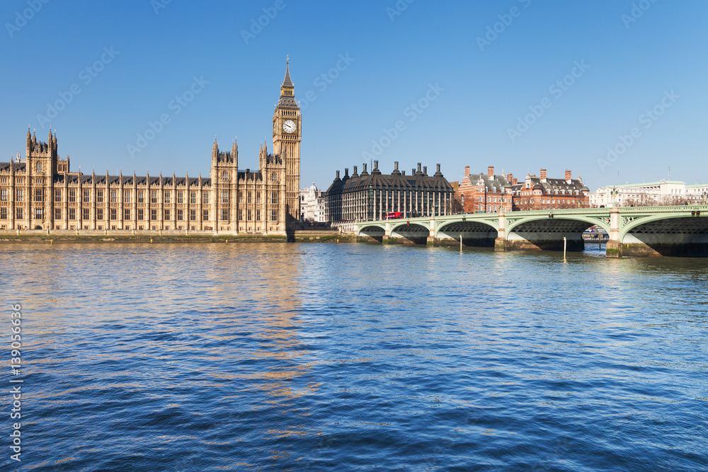 Fototapeta premium Thames river, London, United Kingdom.