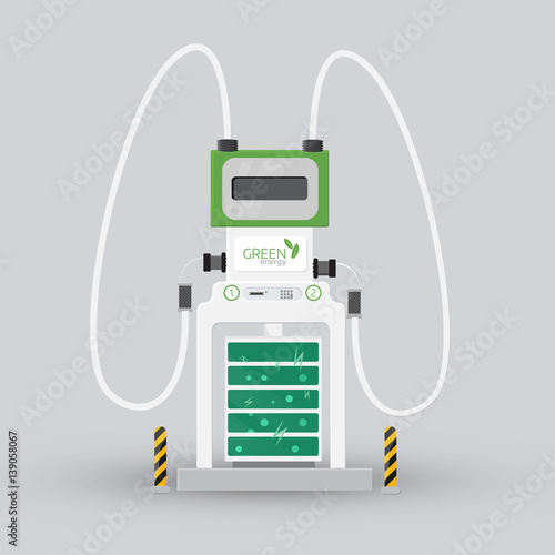 Car electric charging station.