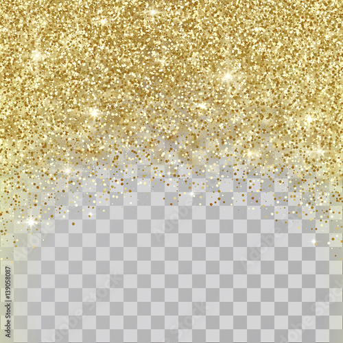 Gold glitter abstract background