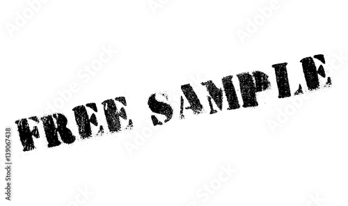 Free Sample rubber stamp. Grunge design with dust scratches. Effects can be easily removed for a clean, crisp look. Color is easily changed.
