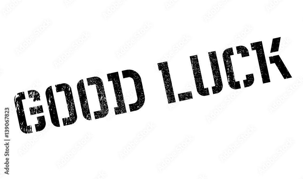 Good Luck rubber stamp. Grunge design with dust scratches. Effects can be easily removed for a clean, crisp look. Color is easily changed. Good Luck rubber stamp. Grunge design with dust scratches. Effects can be easily removed for a clean, crisp look. Color is easily changed.