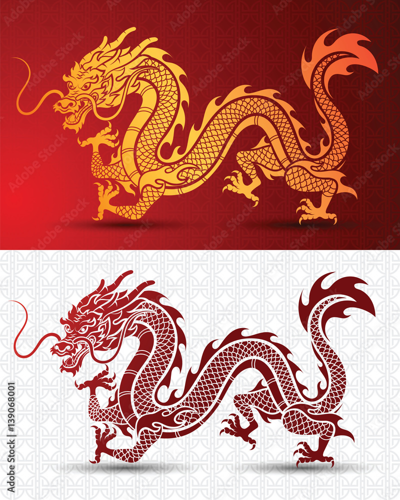 chinese Dragon vector chinese Dragon vector