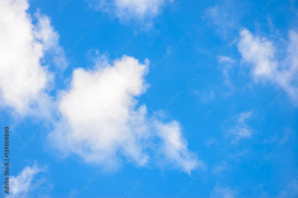 blue sky with cloud