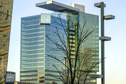 Vienna, Danube City, modern architecture, Saturn Tower, Austria, photo