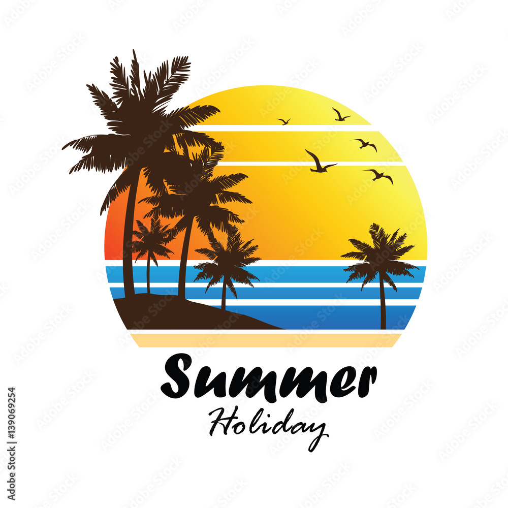 summer vacation vector