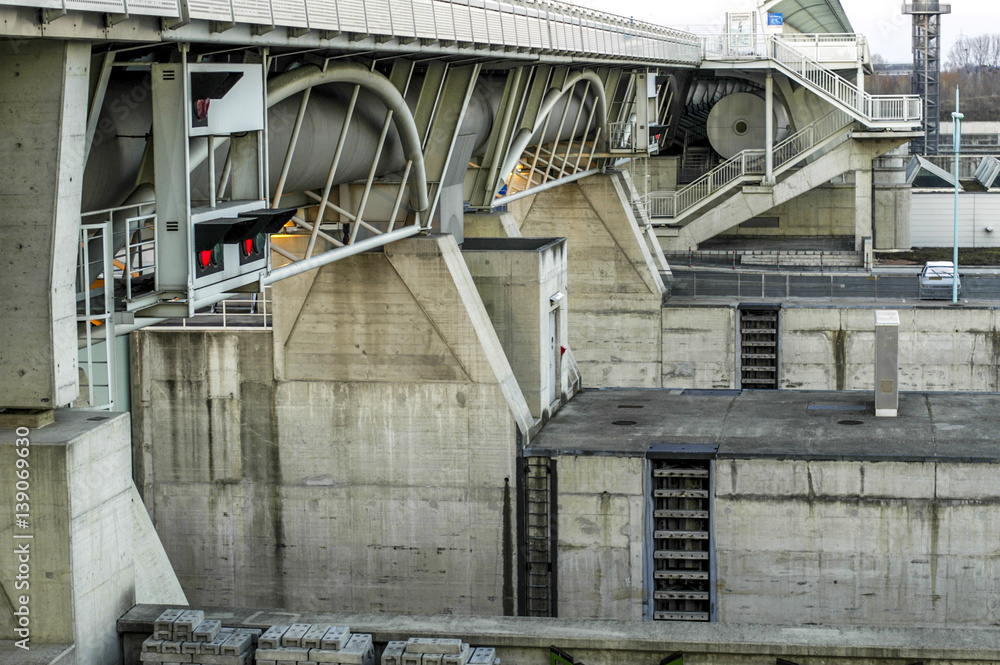 Vienna, hydroelectric power plant Freudenau, Austria, Freudenau Vienna, hydroelectric power plant Freudenau, Austria, Freudenau