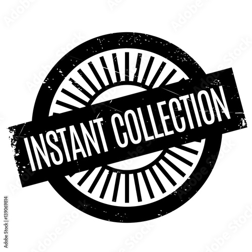 Instant Collection rubber stamp. Grunge design with dust scratches. Effects can be easily removed for a clean, crisp look. Color is easily changed.