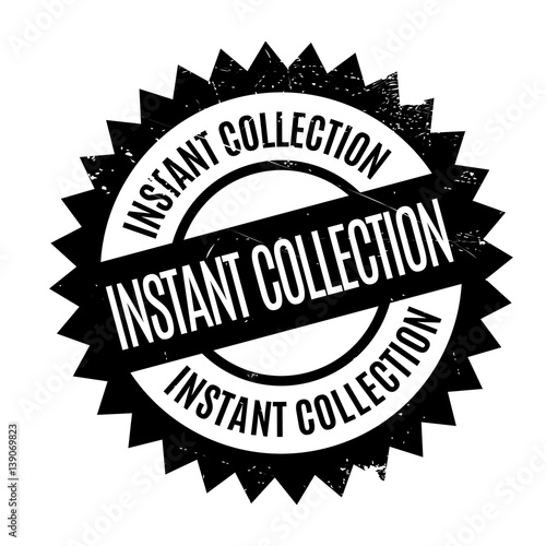 Instant Collection rubber stamp. Grunge design with dust scratches. Effects can be easily removed for a clean, crisp look. Color is easily changed.