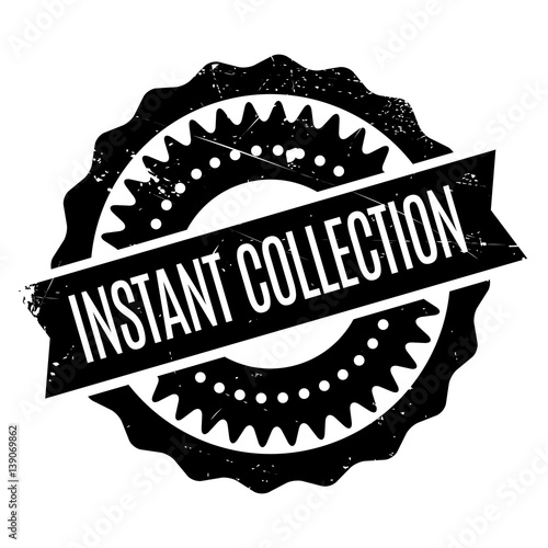 Instant Collection rubber stamp. Grunge design with dust scratches. Effects can be easily removed for a clean, crisp look. Color is easily changed.