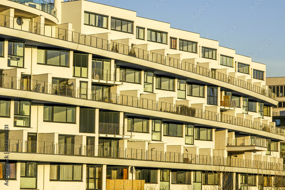 Wienerberg City, modern architecture, flats, Austria, Vienna, 10