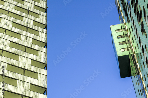 Wienerberg City, modern architecture, tower of flats, Austria, V photo