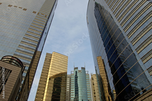 skyscaper in Hongkong city