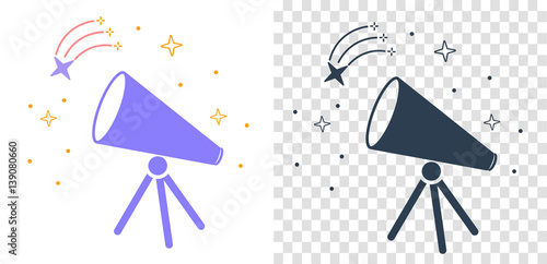 icon of the telescope