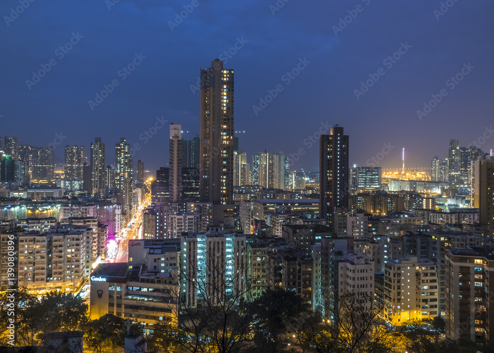 Hong Kong night view Hong Kong night view