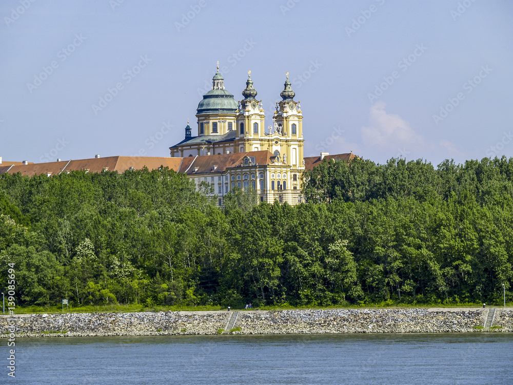 Convent Melk, Austria, Lower Austria, Wachau, Melk