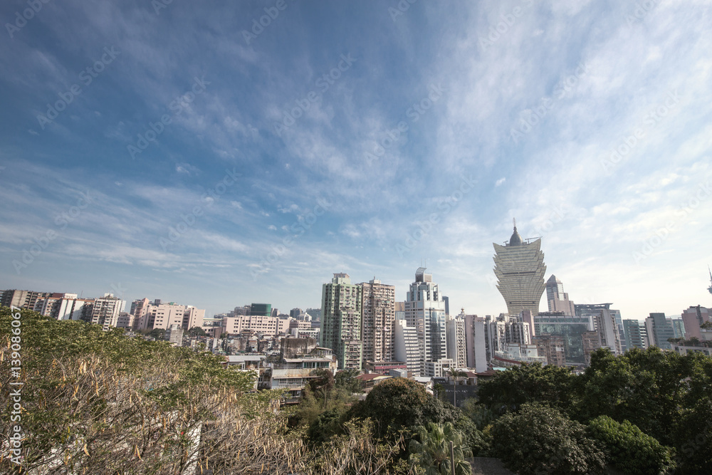 Fototapeta premium Cityscape of macao china