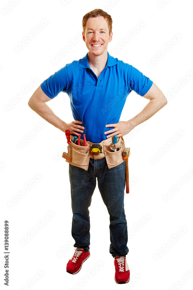 Mann als Handwerker oder Heimwerker Stock Photo | Adobe Stock