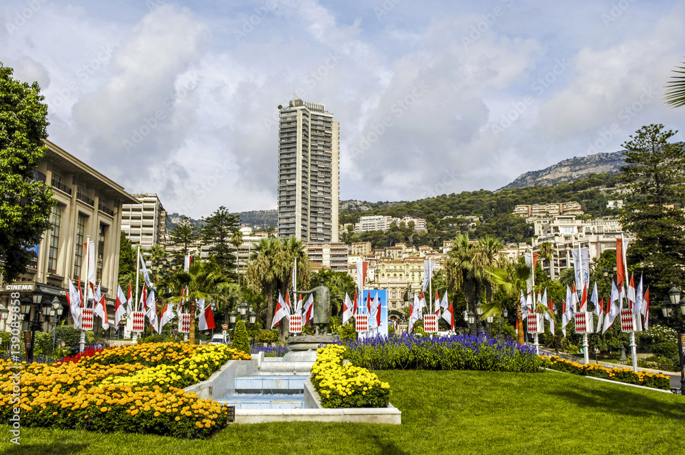 Obraz premium Monaco, Monte Carlo, Place du Casino