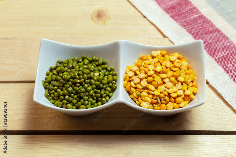 Group of colorful various beans Group of colorful various beans