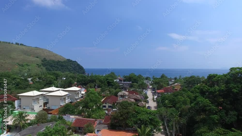 Aerial View of Pauba Beach, Sao Sebastiao, north coast of Sao Paulo, Brazil Aerial View of Pauba Beach, Sao Sebastiao, north coast of Sao Paulo, Brazil