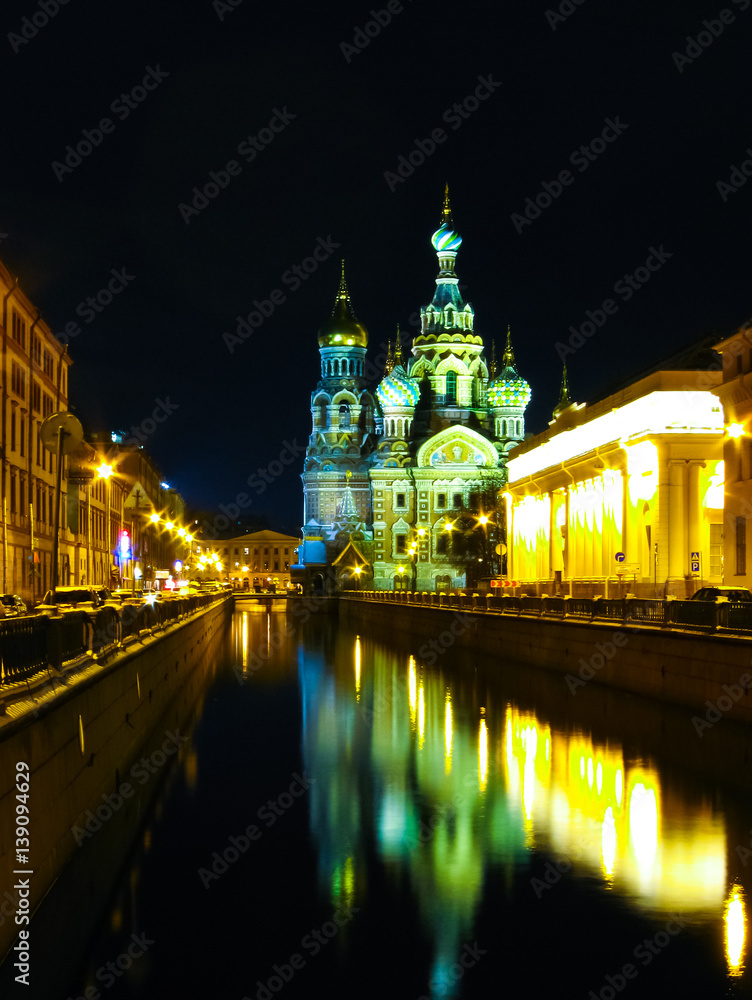 Fototapeta premium Church of the Savior on Spilled Blood