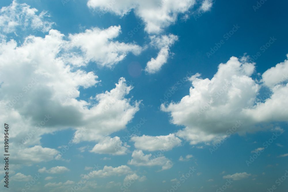 Fototapeta premium Clouds and blue sky