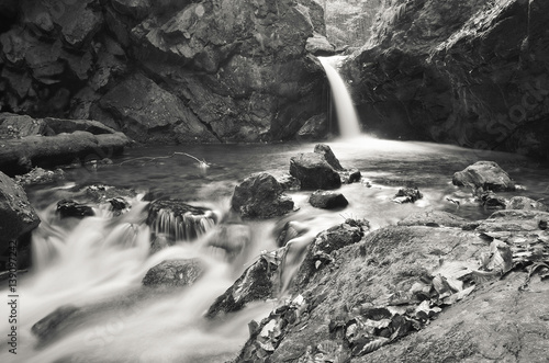 Big waterfall on Silver creek / Nyznerov / Czech Republic photo